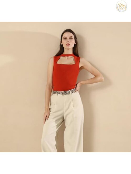 Snake Print Faux Leather Belt with Metal Buckle for Women main image 5